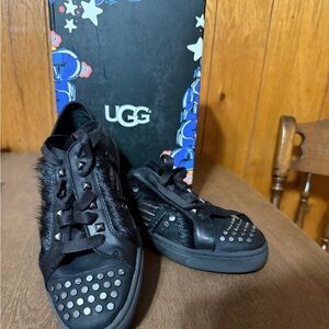 ugg biker chic sneakers Black Size 10 Model 1092815 New With Out Box